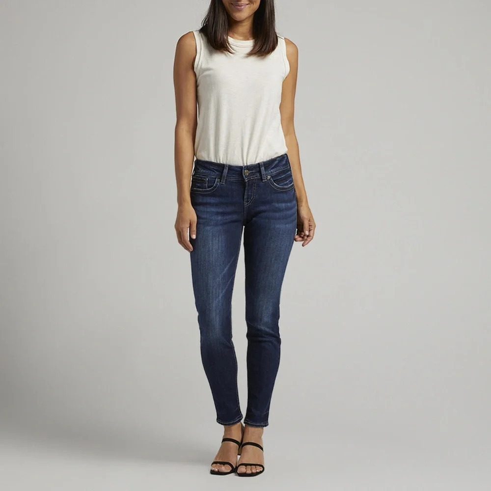 Silver Jeans Suki Mid Rise Skinny Jeans size 36x29